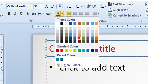 How to format all slides in powerpoint at once